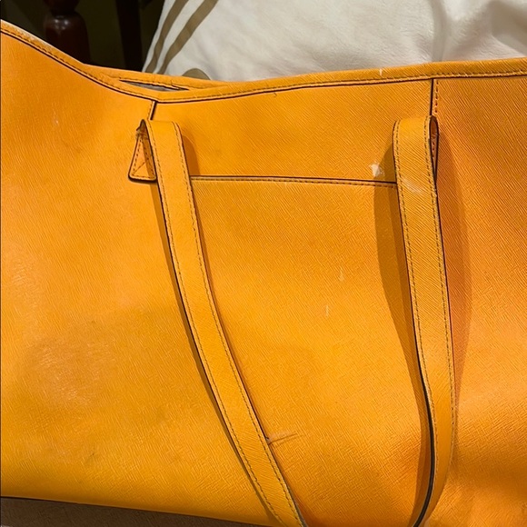 Michael Kors Yellow 💛 Pebbled Leather Tote